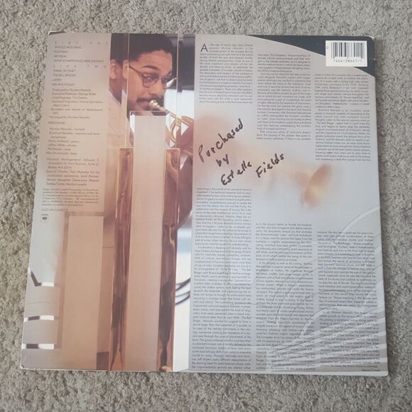 Winton Marsalis - Think Of One Vinyl Album PRE-OWNED - Picture 5 of 5